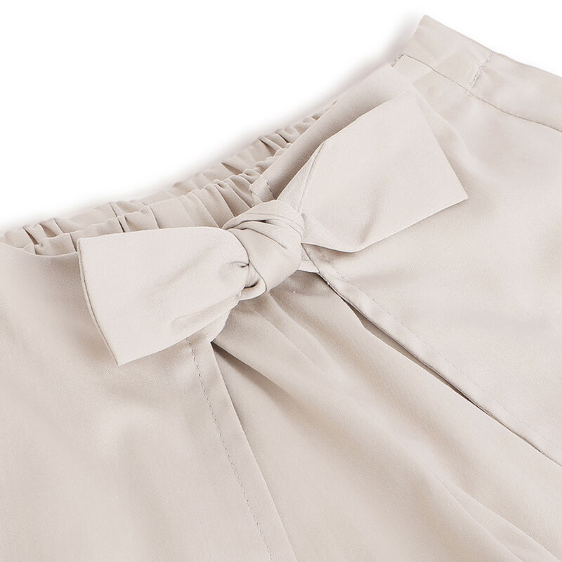 Girls Medium Natural Solid Shorts image number 2